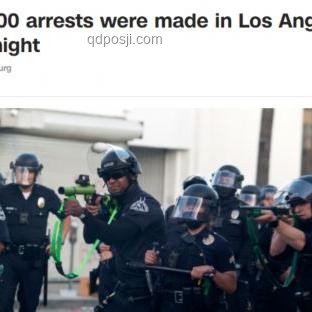 洛杉磯壯漢抗議者4拳打懵3名警察事件分析 洛杉磯壯漢抗議者4拳打懵3名警察事件分析